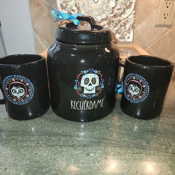 Rae Dunn Disney Pixar Coco Bundle of 3 "Recuérdame".. "NEW" - Picture 4 of 4